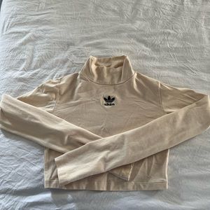 Adidas turtle neck crop top
